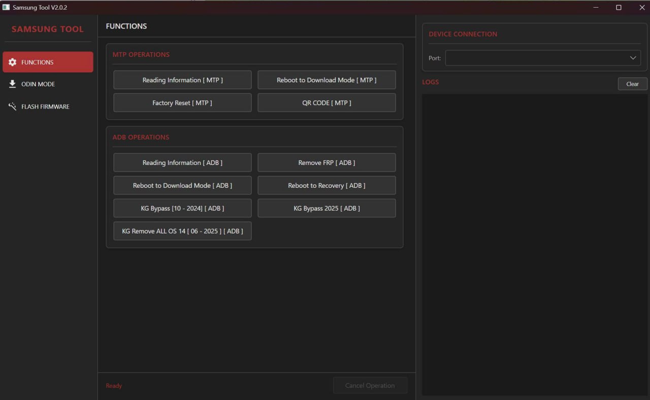 Samsung Tool Screenshot